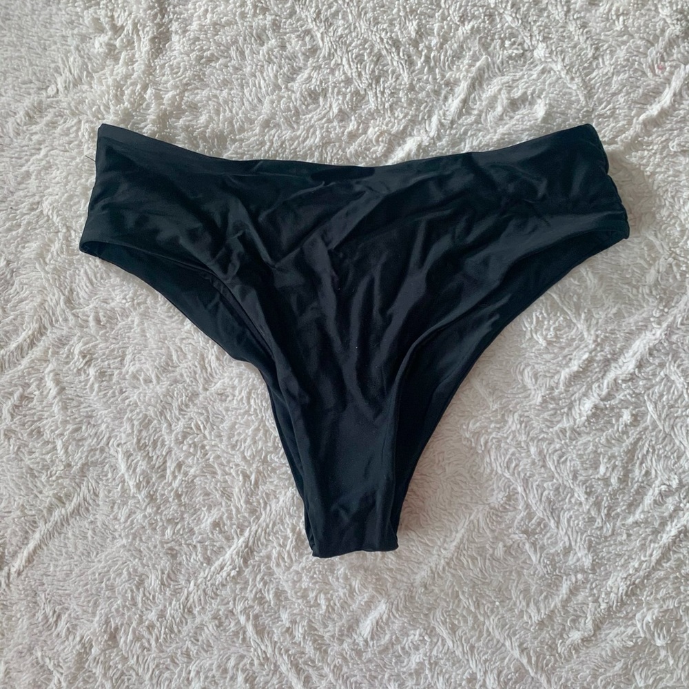 🌑Black High Waisted Bikini Bottom🌑